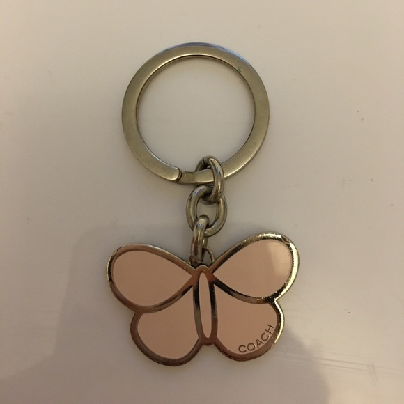 ✨RARE✨ Coach Pink Butterfly Keychain - Picture 2 of 4